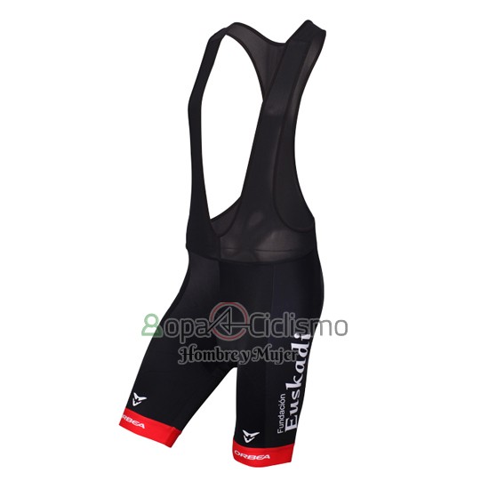 Euskadi Ropa Ciclismo Culotte Corto 2016 Hombre Mangas Cortas Negro y Verde